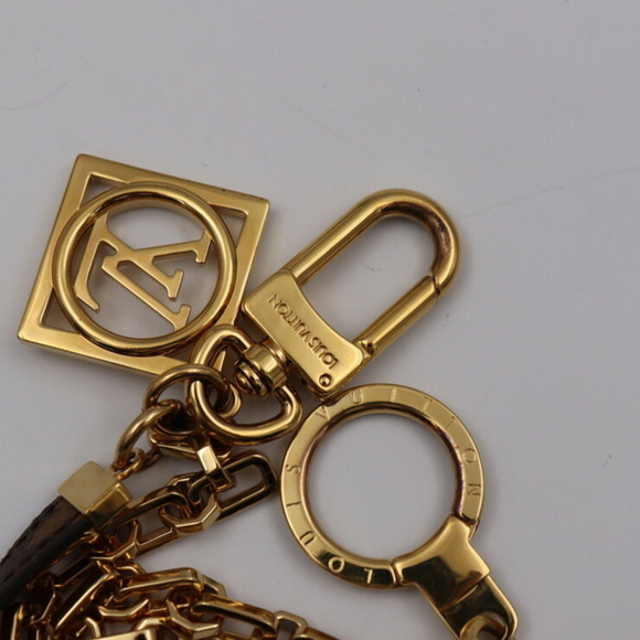 LOUIS VUITTON Brown Monogram Keyring - Picture 4 of 8